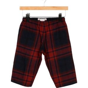 Bonpoint thick cotton plaid pants